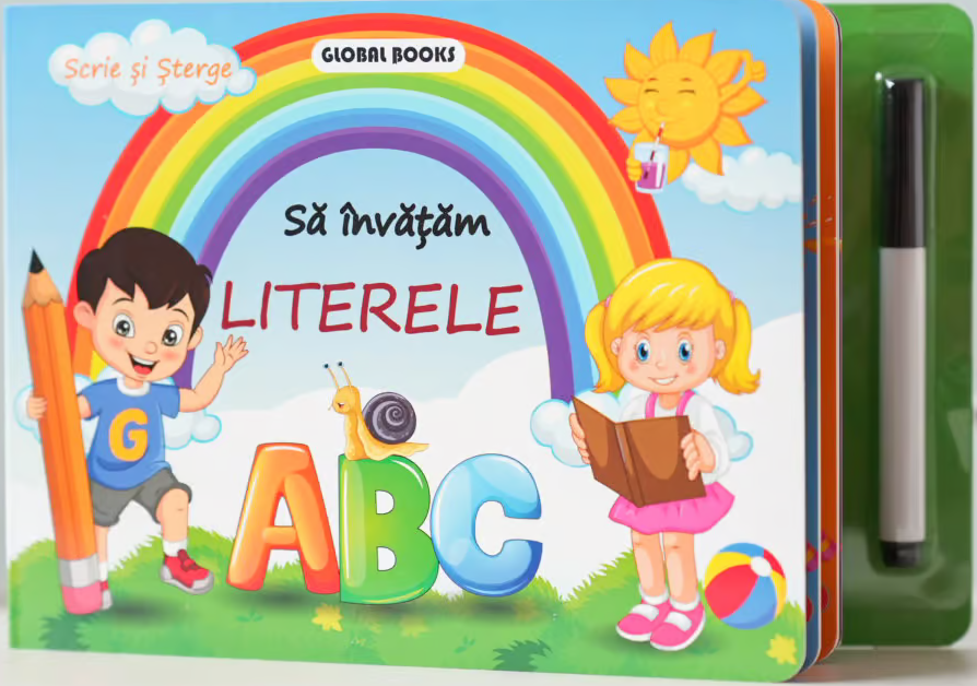 Scrie și șterge: Să învățăm literele