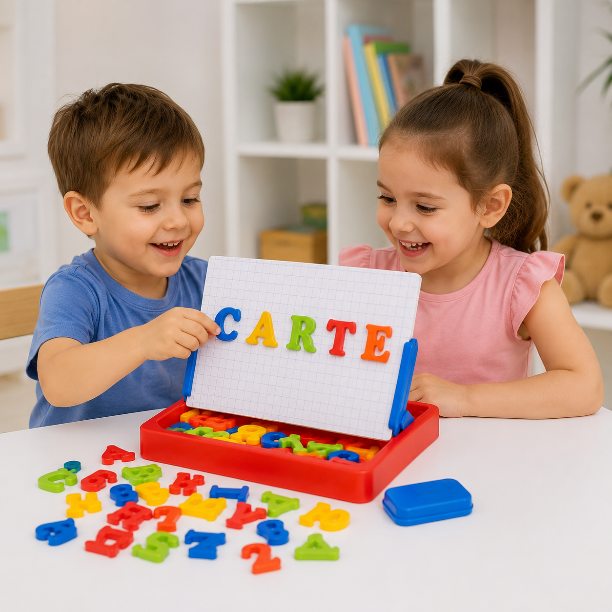 Tabla Educativă cu Litere Magnetice