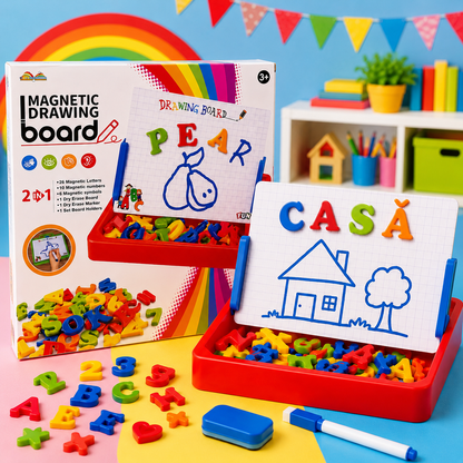 Tabla Educativă cu Litere Magnetice