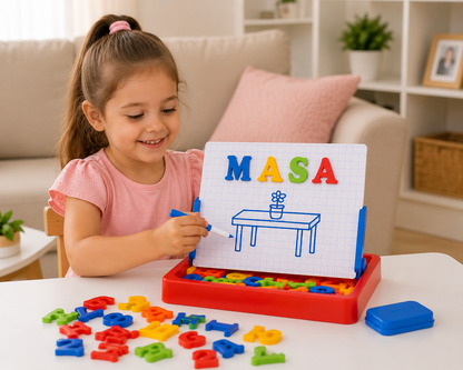 Tabla Educativă cu Litere Magnetice