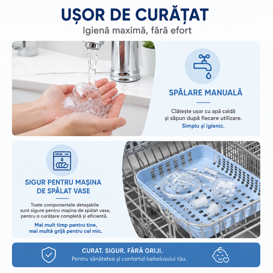 NasoClean - Aspirator nazal pentru bebeluși