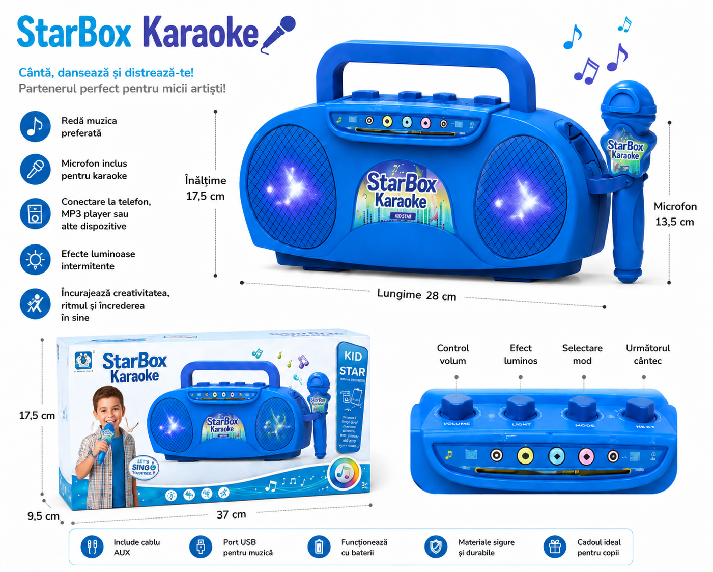 StarBox Karaoke - Albastru