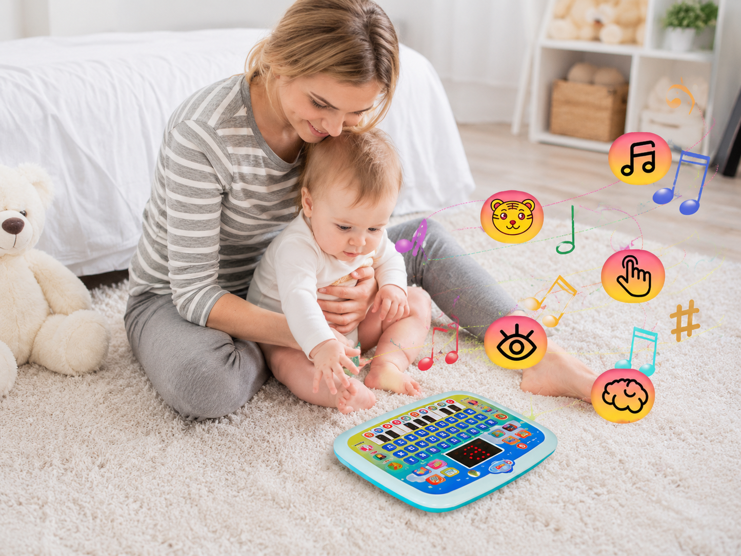 Tableta Educațională Interactivă ABC & Pian