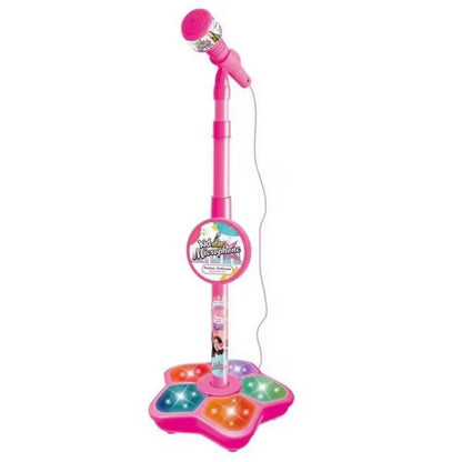 Microfon Karaoke pentru Copii cu Efecte Luminoase și MP3